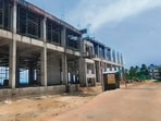 An under-construction resort in Kavaratti Island (Samir Anwar)