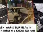 AAP & BJP MLAs hit in Delhi crash: How a hatchback hit their SUV?