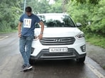 A white number plate signifies a privately owned non-commercial vehicle. 