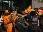 Several people were hospitalised after the leakage occurred in a 900-kg capacity chlorine gas cylinder at the water treatment plant in Godhani village at around 1 am.
