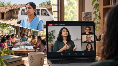 10 NGOs pitch their work in 5 minutes at SVP India’s Fast Pitch 2026. (Image for illustration purposes) (AI Generated ) 10 NGOs pitch their work in 5 minutes at SVP India’s Fast Pitch 2026. (Image for illustration purposes) (AI Generated )