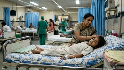 Delhi schools have issued advisories urging parents to keep children with flu-like symptoms at home (Representational image/AI) Delhi schools have issued advisories urging parents to keep children with flu-like symptoms at home (Representational image/AI)