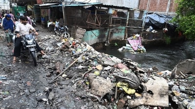 The incident took place just before noon on Saturday. (HT Photo/ Arvind Yadav)
