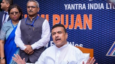 West Bengal Chief Minister Suvendu Adhikari also sought to reassure members of the Matua community and other Hindu refugees who had been waiting for CAA certificates for a long time that they would receive their certificates from him. (PTI) West Bengal Chief Minister Suvendu Adhikari also sought to reassure members of the Matua community and other Hindu refugees who had been waiting for CAA certificates for a long time that they would receive their certificates from him. (PTI)