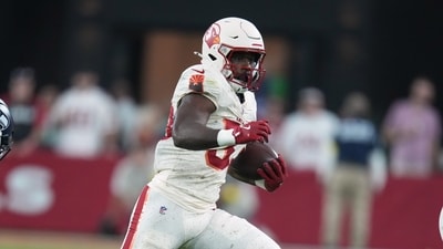 The Arizona Cardinals announced Monday that they have released running back Trey Benson. (AP) The Arizona Cardinals announced Monday that they have released running back Trey Benson. (AP)