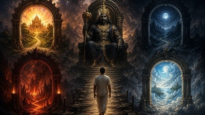 గరుడ పురాణం: యమలోకానికి నాలుగు ద్వారాలు.. ఏ ఆత్మ ఏ ద్వారం గుండా వెళ్తుంది? గరుడ పురాణం: యమలోకానికి నాలుగు ద్వారాలు.. ఏ ఆత్మ ఏ ద్వారం గుండా వెళ్తుంది?