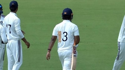Vaibhav Sooryavanshi was dismissed cheaply in the first innings of the Duleep Trophy match (Screengrab - BCCI Domestic) Vaibhav Sooryavanshi was dismissed cheaply in the first innings of the Duleep Trophy match (Screengrab - BCCI Domestic)