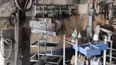 A massive fire broke out in the Neonatal Intensive Care Unit of a district hospital in Amravati, Maharashtra. (ANI screengrab) A massive fire broke out in the Neonatal Intensive Care Unit of a district hospital in Amravati, Maharashtra. (ANI screengrab)