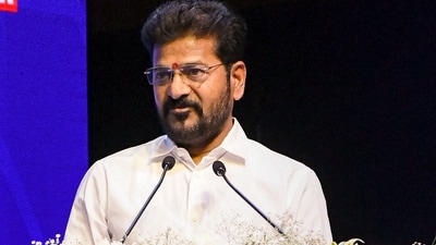 Telangana Chief Minister A Revanth Reddy returned to Hyderabad after UK visit. (PTI) Telangana Chief Minister A Revanth Reddy returned to Hyderabad after UK visit. (PTI)