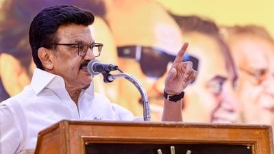 File photo: Former Tamil Nadu chief minister and Dravida Munnetra Kazhagam (DMK) president MK Stalin (PTI) File photo: Former Tamil Nadu chief minister and Dravida Munnetra Kazhagam (DMK) president MK Stalin (PTI)