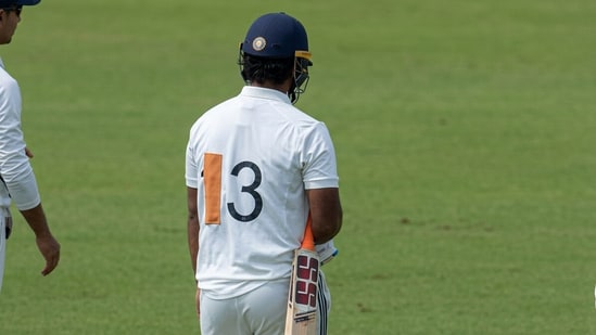 Vaibhav Sooryavanshi was dismissed cheaply in the first innings 