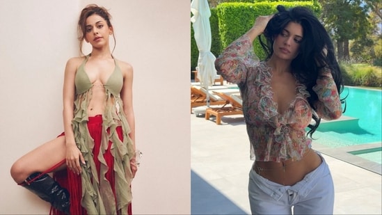 Alaya F and Kylie Jenner show how to wear ruffle tops this season