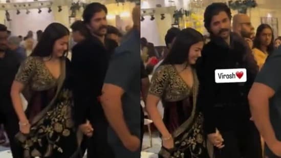 Rashmika Mandanna: విజయ్ చేతిలో చేయి వేసి.. చాలా రోజుల తర్వాత రష్మిక ఇలా కెమెరా ముందుకు..