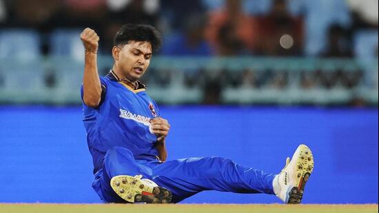 Zeeshan Ansari in action in UPT20 League. (HT)