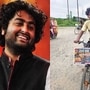 অরিজিৎকে দেখতে সাইকেলে মালদহ থেকে জিয়াগঞ্জ আসছেন এক ভক্ত