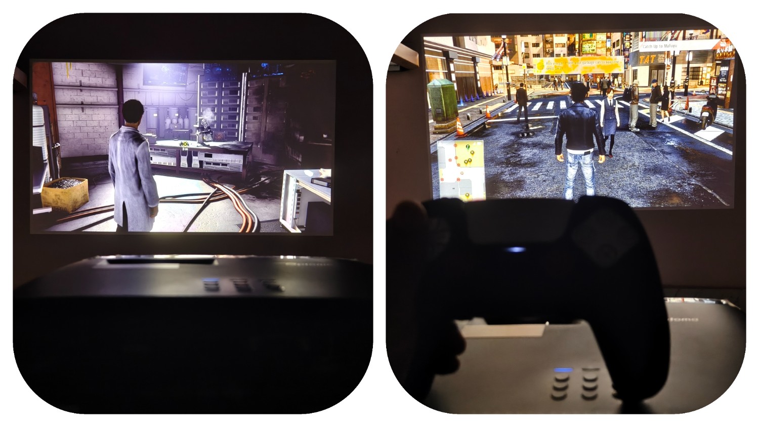 The Photon Beam PK52 handles dark scenes impressively, preserving shadow details and giving PS5 games greater visual clarity. (Shubh Bhushan - )
