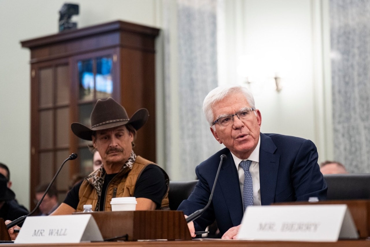 Dan Wall, right, Live Nation’s executive vice president of corporate and regulatory affairs, testified before Congress with singer Kid Rock in January. Dan Wall, right, Live Nation’s executive vice president of corporate and regulatory affairs, testified before Congress with singer Kid Rock in January.