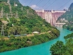 BCloudbursts and heavy rains in the catchment of Bhakra Dam reservoir had caused the inflow to cross 1 lakh cusecs. (HT File)