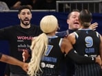 Enes Kanter has been barred from entering Wintrust Arena.(Getty Images via AFP)