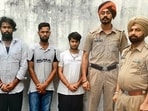 Khanna police trace trio to a hotel in Rajasthan’s Sikar through digital trail, bring them back to city. (HT Photo)