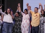 Pune: Leader of Opposition in the Lok Sabha Rahul Gandhi during the 'Chhatron ki Goonj' event, in Pune, Saturday, Aug. 22, 2026. (PTI Photo/Shashank Parade)(PTI08_22_2026_000688B) (PTI)