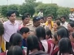 Students studying in Grades 10 to 12 at Eklavya Adarsh Residential School in Jamli alleged that teachers addressed them with caste-related slurs, thereby insulting them.