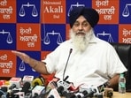 Shiromani Akali Dal president Sukhbir Singh Badal.