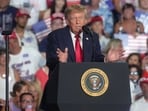 Trump did not provide evidence in the post to substantiate his claims about military payments or the alleged killings.(AP Photo)