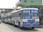 Union alleges repeated changes are hurting state-run bus operations, benefiting private operators. (HT File)
