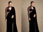Here’s how to style a black saree like Kiara Advani for the dark romance look