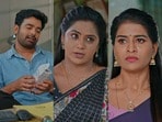 ఇల్లు ఇల్లాలు పిల్లలు-సాగర్ లంచావతారం-నర్మద కాపురానికి సెగ తప్పదా? బల్లక్కాయ్ నెక్ట్స్ ప్లాన్ ఇదేనా(jiohotstar)
