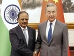 The talks between NSA Ajit Doval and Chinese foreign minister Wang Yi were held under the framework of the Special Representatives dialogue.(X/ @EOIBeijing)