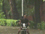 Delhi NCR weather LIVE: Commuters wade through knee-deep water in Delhi.