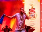 French Montana headlined Royal Stag Boombox in Hyderabad on August 22.
