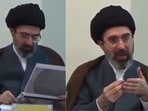 The video shows the 56-year-old leader listening as a student presents a thesis before offering his assessment of the work.(X)