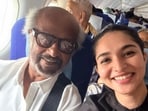 Rajinikanth was all smiles in the picture with Kayadu Lohar.