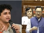 CJP spokesperson Saurav Das launched an attack on parliamentary affairs mnister Kiren Rijiju.