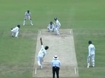 Vaibhav Sooryavanshi picked up two wickets in one over Vaibhav Sooryavanshi picked up two wickets in one over