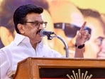Former Tamil Nadu chief minister MK Stalin. 