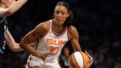 The Sun ruled Olivia Nelson-Ododa out because of a right knee injury. (IMAGN IMAGES via Reuters Connect)