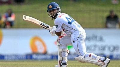 Sonal Dinusha led the resistance with an unbeaten 86, fighting a lone battle after wickets continued to fall around him. (AFP)