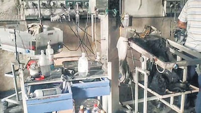 Charred remains of the Neonatal Intensive Care Unit after a fire broke out in District Women's Hospital claiming lives of three newborn babies, in Amravati on August 24. Maharashtra government on Tuesday ordered an immediate audit of fire safety, electrical systems, building safety and hospital equipment in all government, private and charitable hospitals. (ANI Video Grab) Charred remains of the Neonatal Intensive Care Unit after a fire broke out in District Women's Hospital claiming lives of three newborn babies, in Amravati on August 24. Maharashtra government on Tuesday ordered an immediate audit of fire safety, electrical systems, building safety and hospital equipment in all government, private and charitable hospitals. (ANI Video Grab)