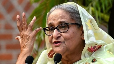 Despite hosting Hasina since she fled Dhaka in August 2024, New Delhi has been keen on a visit by Rahman as it believes only consultations at the highest levels can help address differences between the two countries. (AFP) (HT_PRINT) Despite hosting Hasina since she fled Dhaka in August 2024, New Delhi has been keen on a visit by Rahman as it believes only consultations at the highest levels can help address differences between the two countries. (AFP) (HT_PRINT)