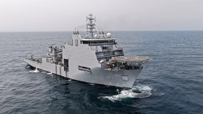 The Navy is set to commission 'Nipun', the second DSV of the Nistar-class, on August 31 at Naval Dockyard (X/ANI) The Navy is set to commission 'Nipun', the second DSV of the Nistar-class, on August 31 at Naval Dockyard (X/ANI)