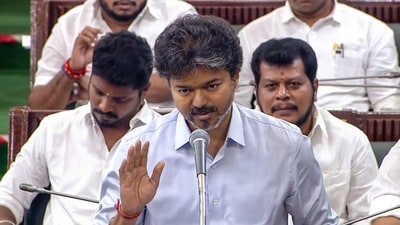 Vijay said the proposed airport would have impacted farmers and displaced a large number of people. (ANI video grab)