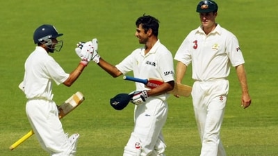 India's winning moment in Adelaide Test. (AFP) India's winning moment in Adelaide Test. (AFP)