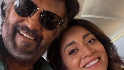 Rajinikanth with Shriya