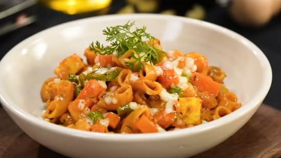 The cheesy masala macaroni can be made in just half an hour.