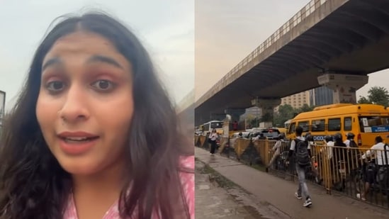 A Gurgaon woman walked home after rain left roads jammed and cabs unavailable, turning an 8-km commute into 2.5 hours.