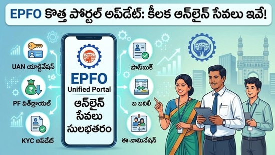 EPFO కొత్త పోర్టల్ అప్డేట్స్: ఇకపై ఆన్లైన్లోనే ఈ కీలక పీఎఫ్ సేవలు (Gemini AI)